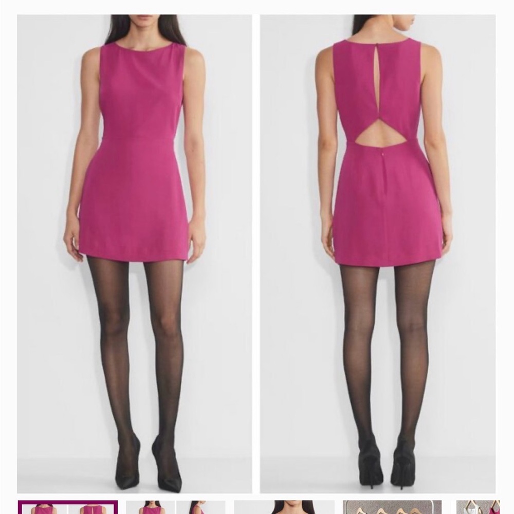 Aritzia Babaton SPECTRE DRESS pomp pink 8